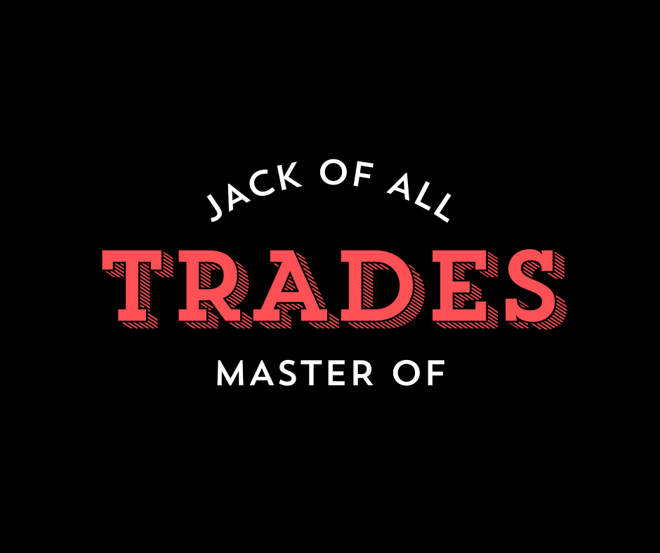 T-shirts Taboo's collection of Jack of all trades, master of... Shirts. Image contains the collection text.