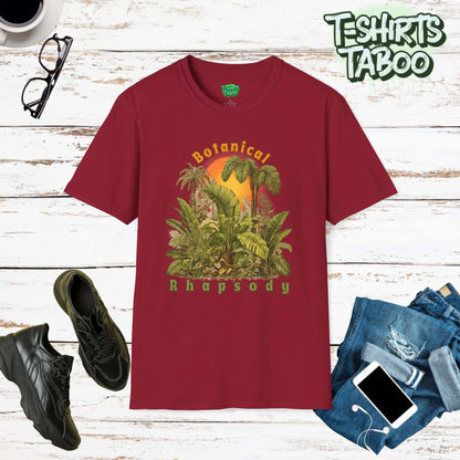 Embrace nature's beauty with our Botanical Rhapsody T-Shirt. This unique design captures the essence of floral elegance, perfect for nature lovers and style enthusiasts.