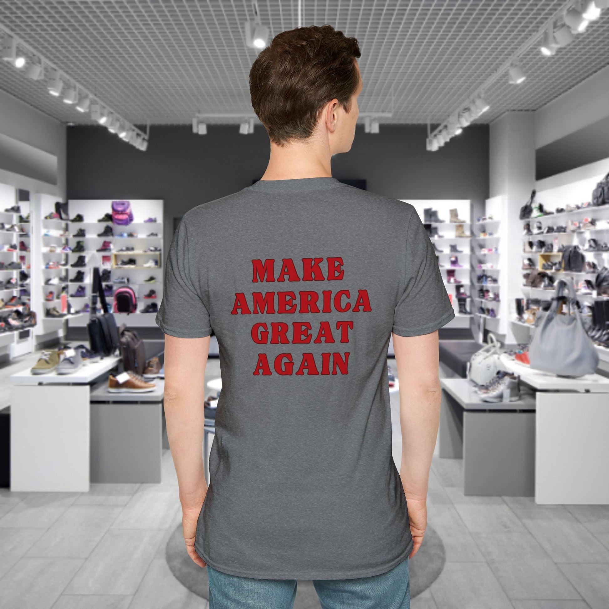 Celebrate record breaking history with our clever political memorabilia 4547 Trump Shirts, with Donald Trump as the iconic Agent 47 holding dual Colt 45's Shop Now 