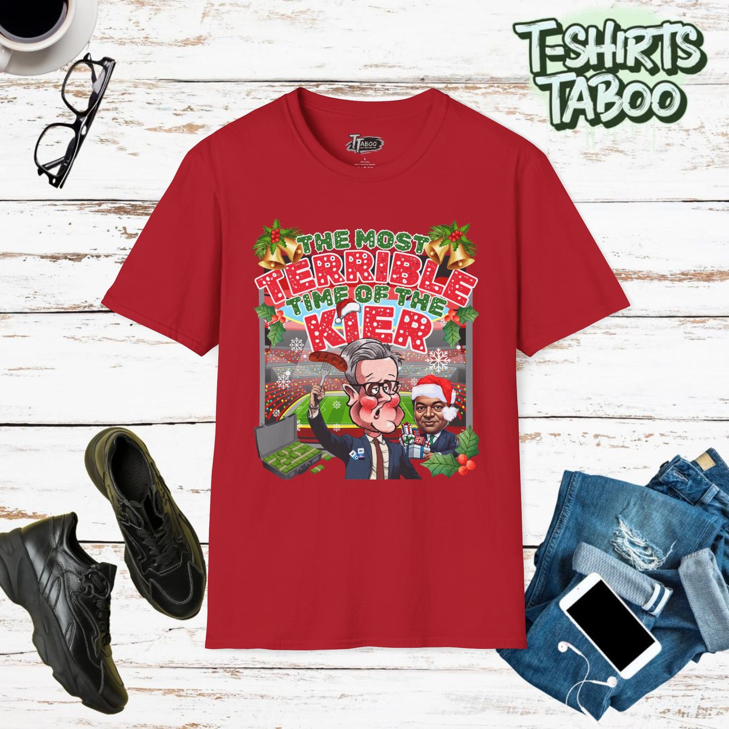 The Most Terrible Time of the Kier" Christmas Parody T-Shirt - Funny Holiday Political Satire Tee