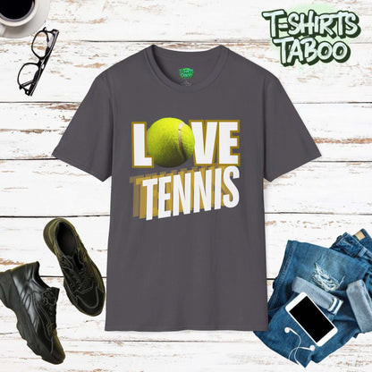 Celebrate your passion for tennis with our Love Tennis Unique T-Shirt. Perfect for players and fans everywhere, this tennis tee combines style and sport effortlessly