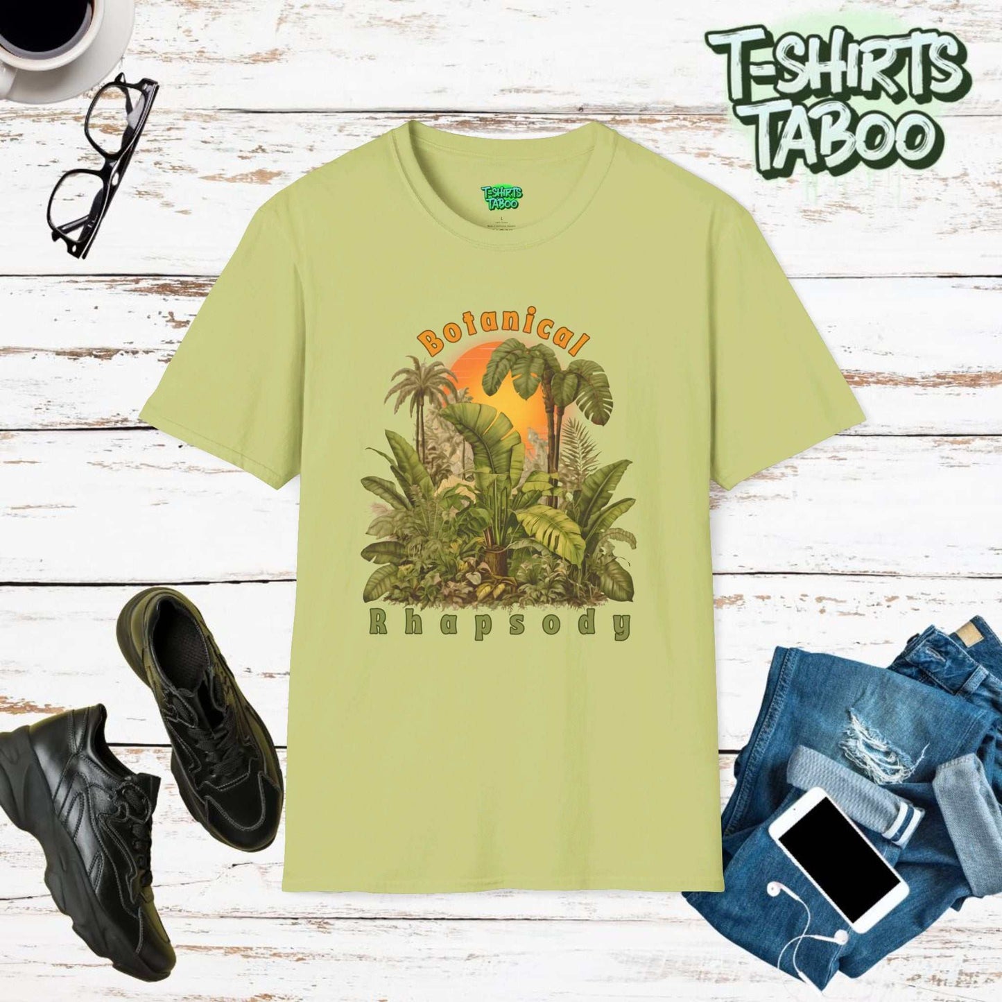 Embrace nature's beauty with our Botanical Rhapsody T-Shirt. This unique design captures the essence of floral elegance, perfect for nature lovers and style enthusiasts.