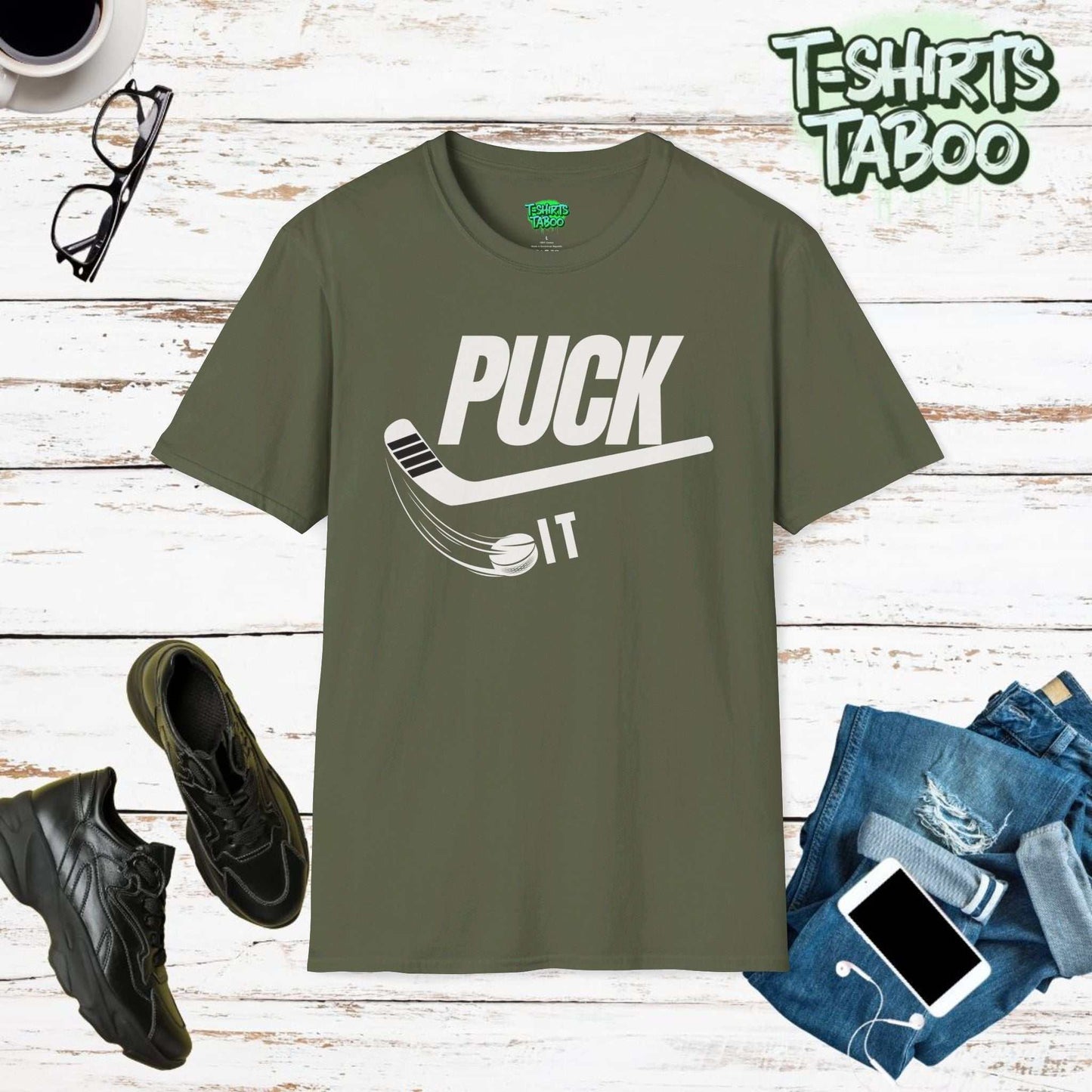 Gear up with our Ice Hockey Puck It t-shirt. Perfect for hockey enthusiasts who want nothing but to show their passion. Made for comfort and style on and off the ice