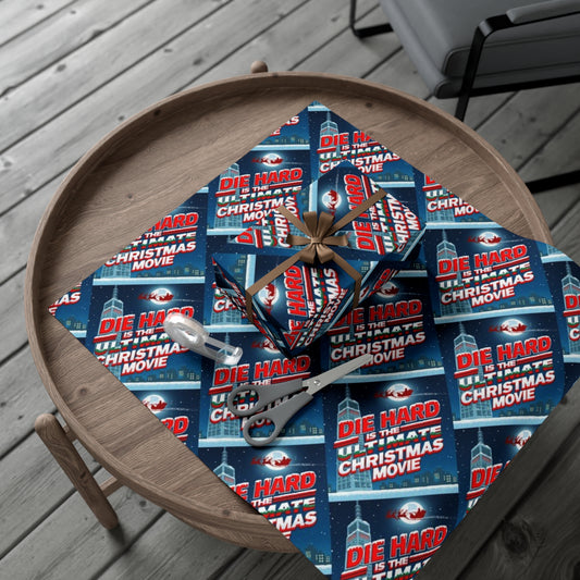 Movie Black Christmas Wrapping Paper Die Hard Is the Ultimate Christmas