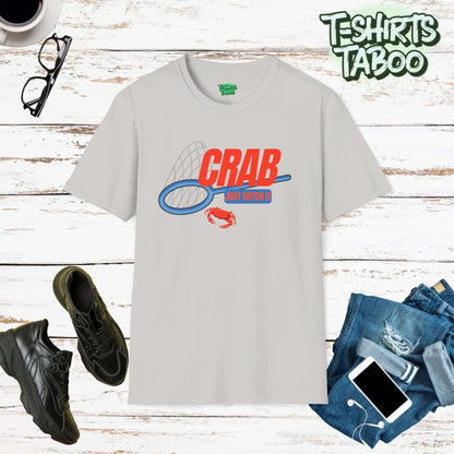 Show off your love for crabbing with our Crab Just Catch It fishing t-shirt A must-have for anglers and seafood enthusiasts alike Perfect Tee for Crab fishing Lovers