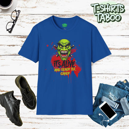 Halloween Shirts | Green Monster Shirt |  Party Shirt | Horror Shirts Unleash your wild side with our Halloween shirts. This tee is featuring a fierce Green Monster.