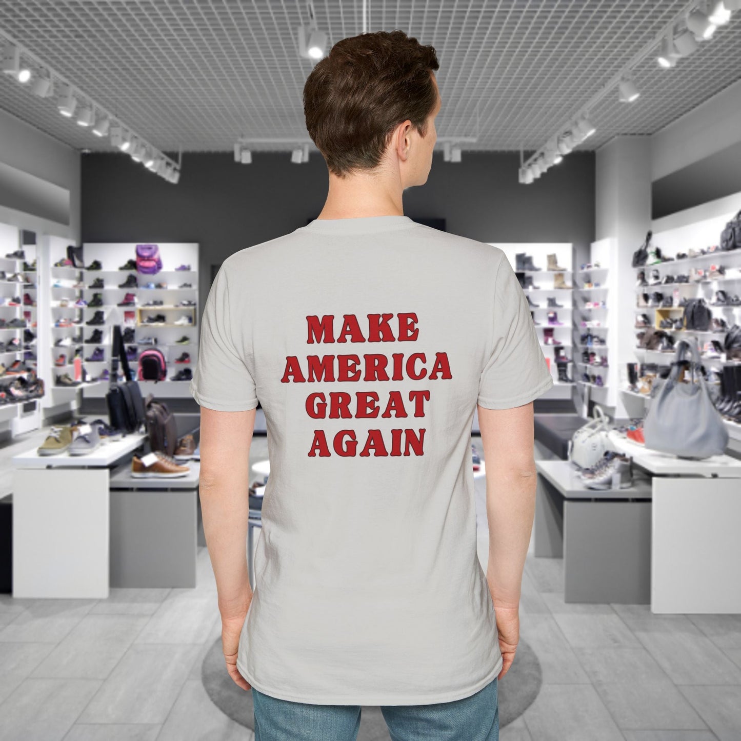 Celebrate record breaking history with our clever political memorabilia 4547 Trump Shirts, with Donald Trump as the iconic Agent 47 holding dual Colt 45's Shop Now 