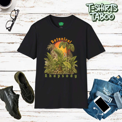 Embrace nature's beauty with our Botanical Rhapsody T-Shirt. This unique design captures the essence of floral elegance, perfect for nature lovers and style enthusiasts.