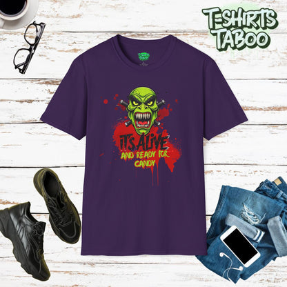 Halloween Shirts | Green Monster Shirt |  Party Shirt | Horror Shirts Unleash your wild side with our Halloween shirts. This tee is featuring a fierce Green Monster.