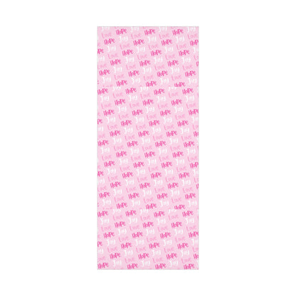 Make your holiday season sparkle with this vibrant pink Christmas wrapping paper roll! Designed with the festive faith words Joy, Love, and Hope in bright,  Avalilable in 3 sizes - 30 x 20 inch 30 x 72 inch and 30 x 144 inch