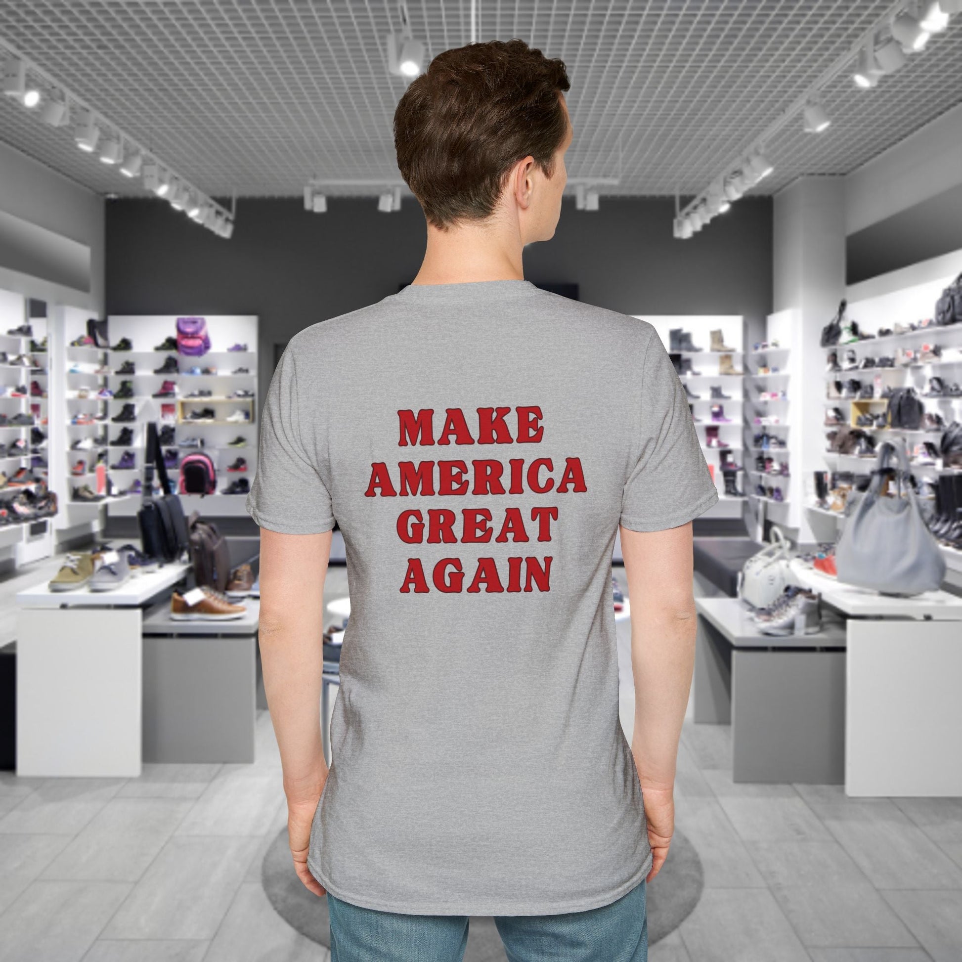 Celebrate record breaking history with our clever political memorabilia 4547 Trump Shirts, with Donald Trump as the iconic Agent 47 holding dual Colt 45's Shop Now 