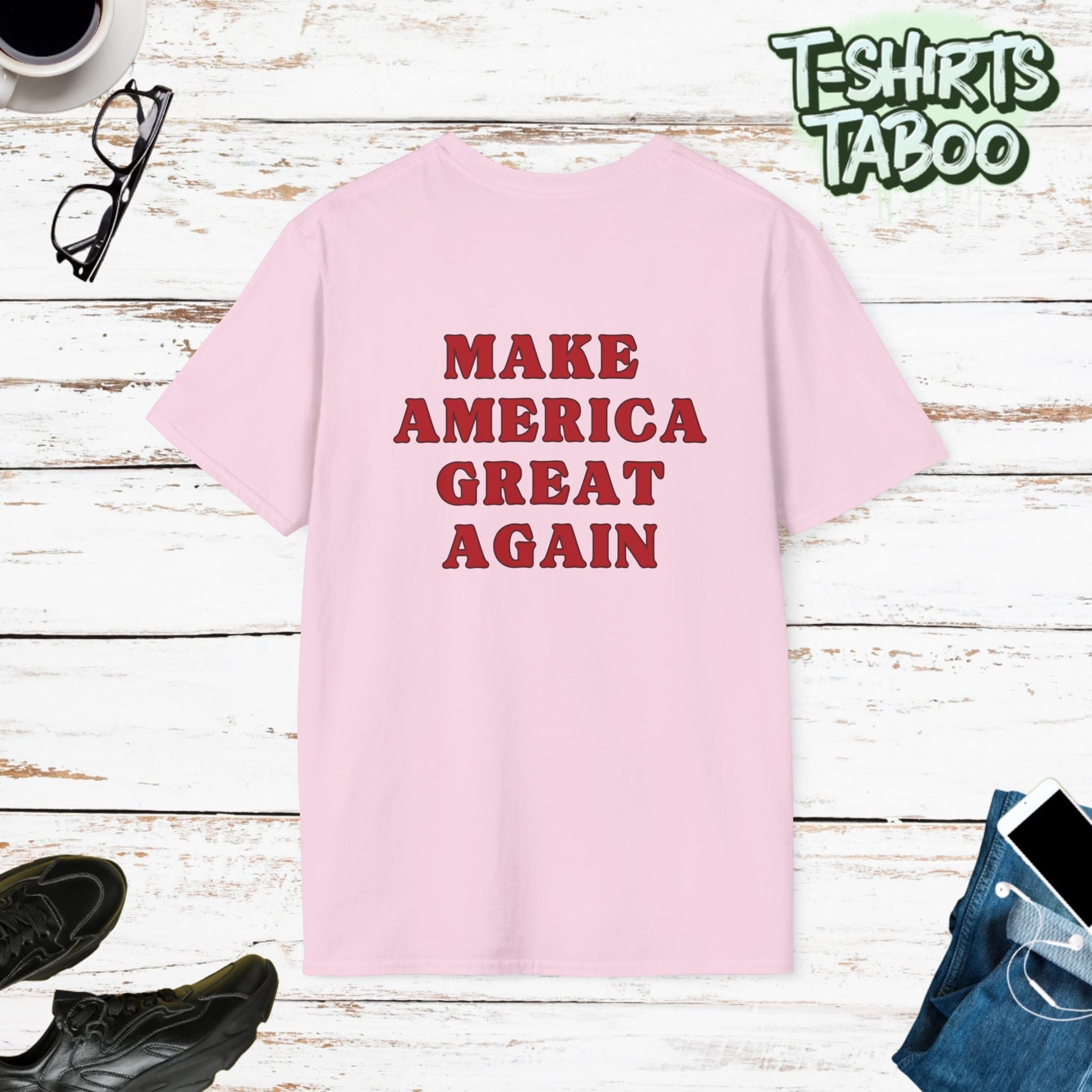 Celebrate record breaking history with our clever political memorabilia 4547 Trump Shirts, with Donald Trump as the iconic Agent 47 holding dual Colt 45's Shop Now 