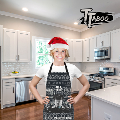 Cook up some holiday chaos with our Die Hard Christmas Apron featuring the iconic Capt. Carmine Lorenzo from the explosive finale of Die Hard 2. Die Hard Christmas Apron combines intricate holiday-inspired patterns with bold, cinematic vibes. It’s the ultimate gift for those who love combining Christmas movie and dinner ideas